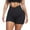 Black, variant on Fiaer Crossover Biker Shorts for Women No Front Seam V High Waist Yoga Workout Gym Shorts with Tummy Control Green XL