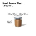 thumbnail image 3 of Recipiente de almacenamiento de alimentos OXO Good Grips POP 1,1 L para 0,5 kg, 3 of 8