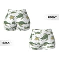 thumbnail image 3 of Sikiie Cute Turtle Print Workout Shorts Women Scrunch Butt Gym Shorts Seamless High Waist Tummy Control Yoga Biker Athletic Shorts, 3 of 5