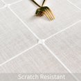 thumbnail image 4 of Linen Table Cloth Cotton Wheat Coffee Linen Tablecloth for Square Tables Heavy Weight Washable Farmhouse Soft Boho Tablecloth for Kitchen ; Table Linens (Wheat Coffee x ), 4 of 7