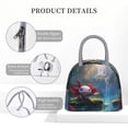 thumbnail image 4 of Balery Pond Cute Axolotl Bolsa de Almuerzo para Mujeres, Caja de Almuerzo, Bolsa de Almuerzo Pequeña Impermeable, Tote de Almuerzo Reutilizable con Gran Capacidad, 4 of 6