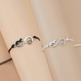 thumbnail image 6 of rygai Women Bracelet Oil-dropping Handmade Braided Adjustable Soft Love Heart Black Cat Charm Rope String Fashion Jewelry,White, 6 of 7