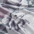 thumbnail image 2 of Madison Park Charisma Rideau de Douche en Coton Imprimé Floral Gris, 2 of 6