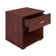 thumbnail image 6 of Boyd Sleep Novara One Drawer Nightstand with Open Storage, Cherry, 6 of 10