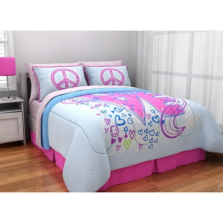 Latitude Doodle Love Reversible Bed in a Bag
