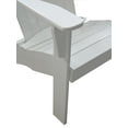 thumbnail image 5 of Mainstays Wooden Outdoor Adirondack Chair, White Finish, Solid Hardwood, 5 of 8