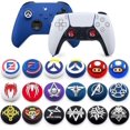 thumbnail image 3 of 4-pack Fits for Switch Pro controller joystick caps PS4/360/OEN controller silicone caps button caps, 3 of 5