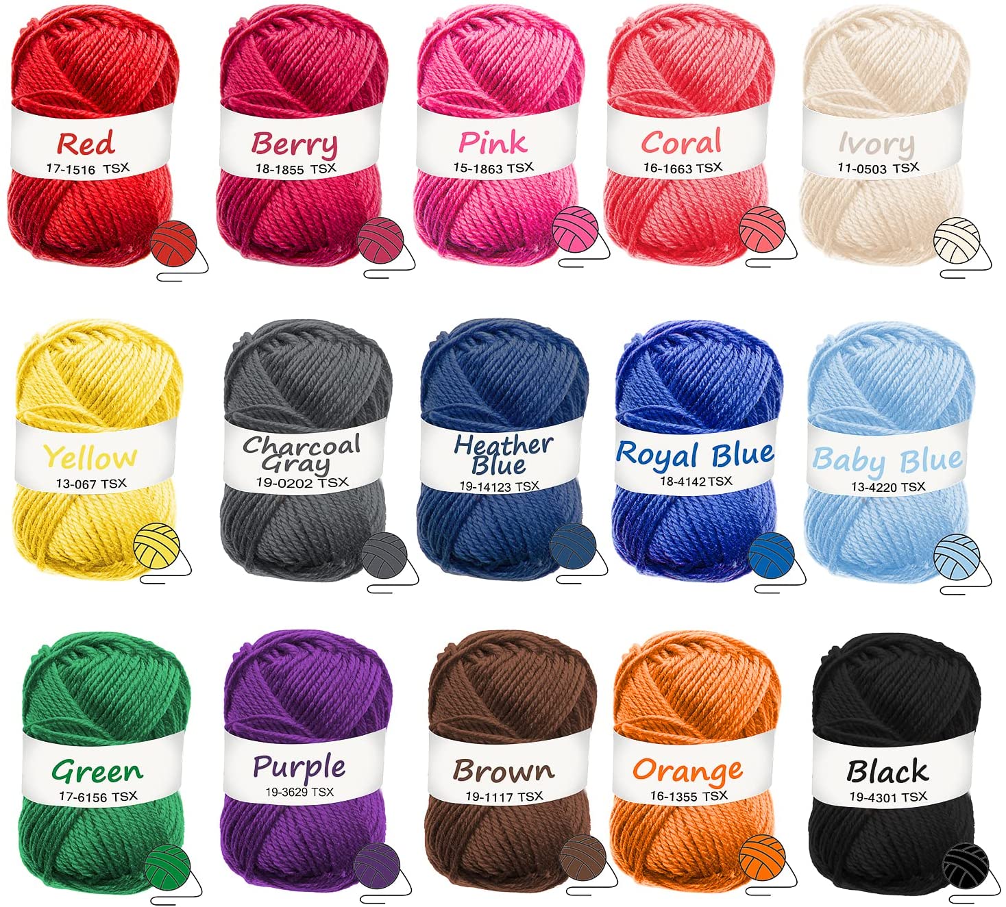 CraftBud 73-Piece Crochet Kit for Beginners photo 3