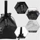 thumbnail image 3 of Bolsa para el almuerzo, bolsa de picnic pequeña de 9 l, bolsa bento, bolsa de tela reutilizable, bolsa térmica para cajas bento, bolsa para el almuerzo para el trabajo, la escuela y los viajes (negro), 3 of 4