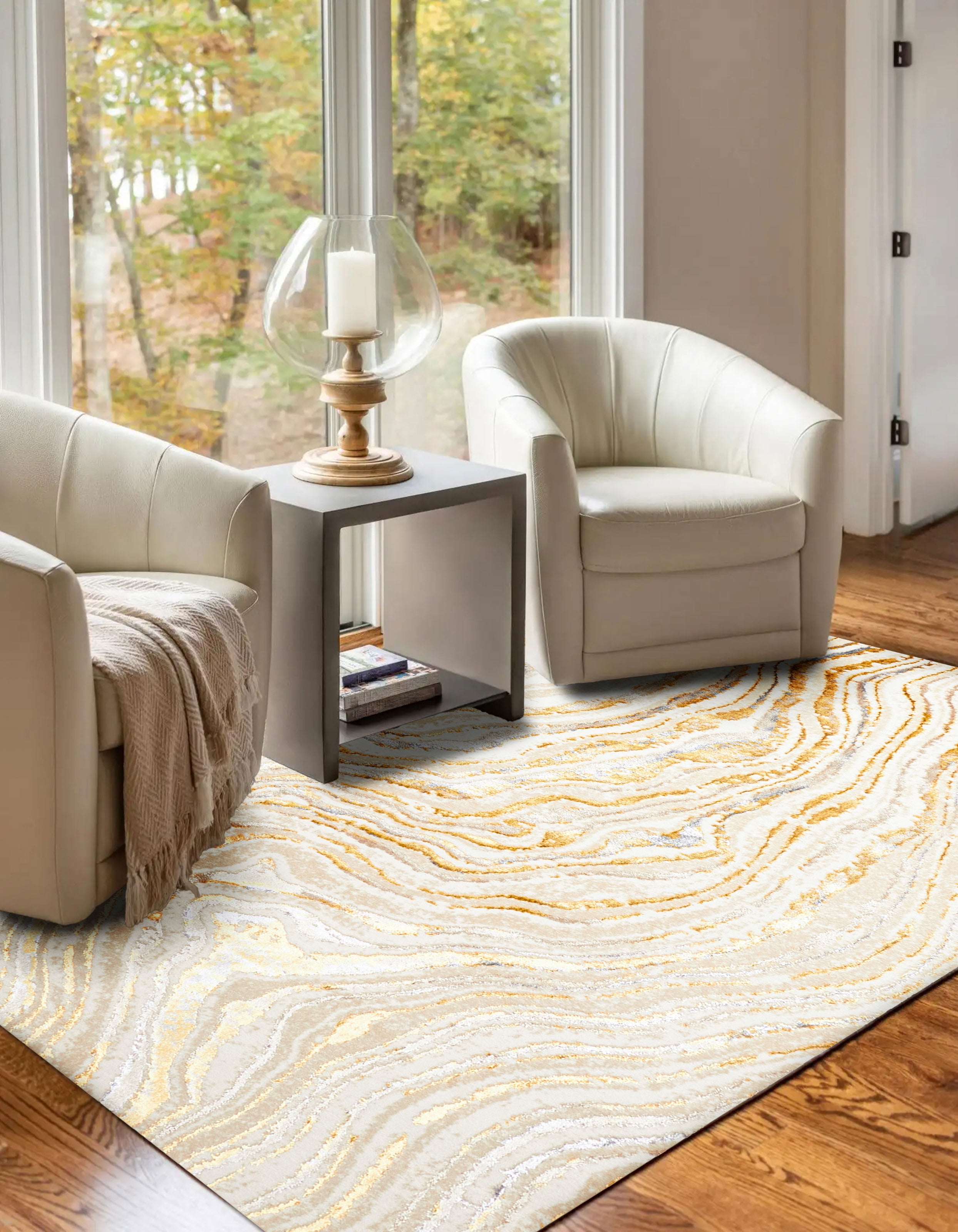 ECARPET Mercan Contemporary/Modern Area Rug for Living Room, Bedroom, Dining Entrance, Hallway and More