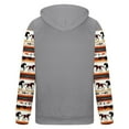 thumbnail image 3 of Penkiiy Unisex Hoddies Polynesian Tribal Pullover Casual Long Shirts Hooded Sweatshirt with Pocket S Gray, 3 of 4