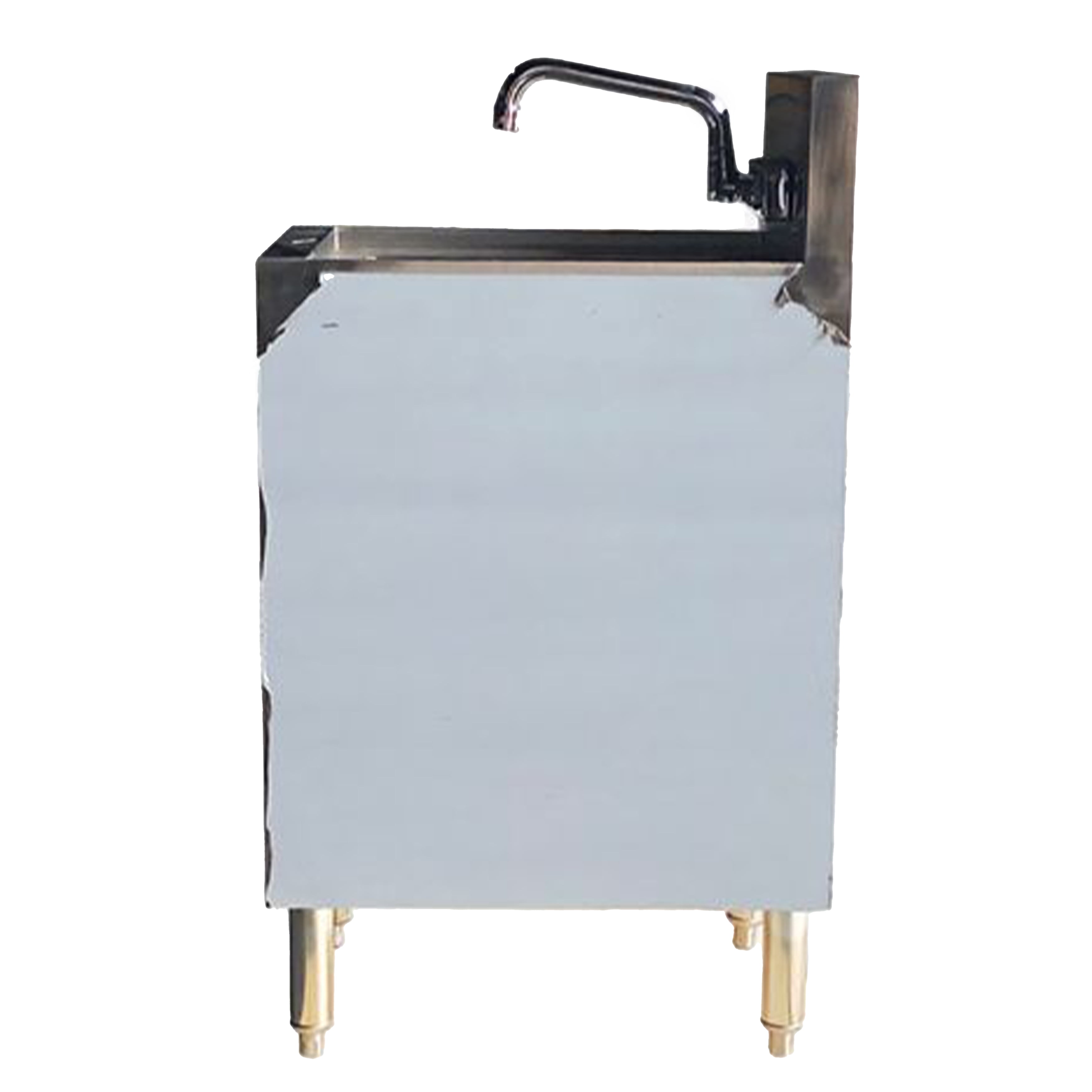NSF 35 in.H Portable Sink, Utility Sink, Stainless Steel Hand-Washing Station, Commercial Sink Single Bowl