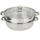 thumbnail image 1 of Vapor del acero - acero inoxidable utensilios de cocina 27 cm / 11 pulgadas de 2 capas vapor olla a baño maría sopa de vapor Pot, 1 of 14