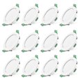 thumbnail image 1 of For 12pcs 7W White LED Downlight Recessed Ceiling Lights for Slim Spot Lighting, 1 of 4