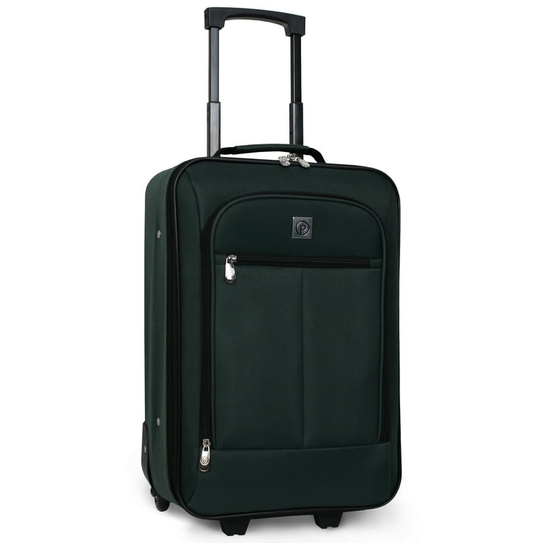 Protege Pilot Case 18 inch Carry-On Luggage Green (Walmart Exclusive), Adult Unisex, Size: Carry on