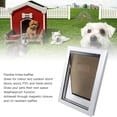 thumbnail image 4 of Dog Door, Lockable Wall Entry Pet Door With Sliding Lock Panel And Transparent Tinted Flap Weatherproof Aluminum Large Small Dog Flap Door For Sliding Door And Screen Door, 4 of 8