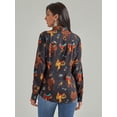 thumbnail image 2 of Wrangler Retro Punchy Snap Black Print - Ladies Shirt  - 112339549, 2 of 4