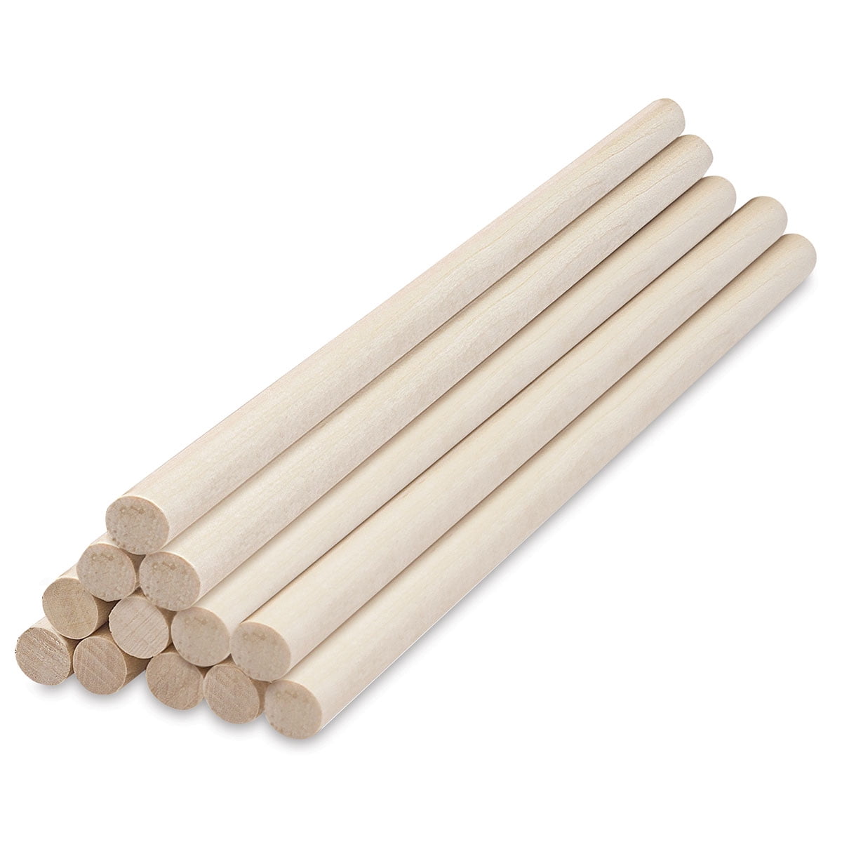 homemade counting stick Wooden diy craft Educational Toys Round Wooden Rods 