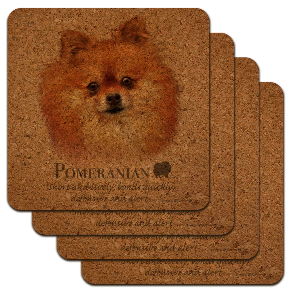 Pomeranian Auto Coasters 