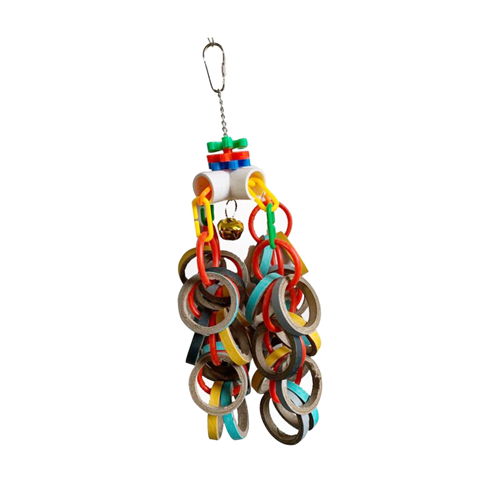 Bvdfgk Cage Bite Toy Parrot Toy Perch Bird Chewing Toy for Parakeets, Budgies, Hamster,