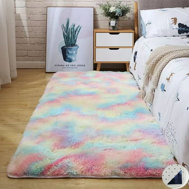 Shaggy Area Rugs for Bedroom Living Room 31"x63" Fluffy Rug Soft Plush Decorative Rug Indoor Floor Carpet