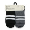 thumbnail image 3 of No Boundaries Women's Ribbed Mid Crew Socks, 6-Pack, Women's, Shoe Sizes 4-10, 3 of 4