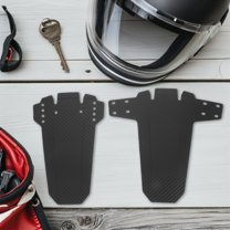 LOLIPPYY 1Set Durable Carbon Fiber Pattern Bike Mudguard Rear for Mountain Road Bicycle Splash Protection