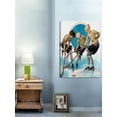 thumbnail image 5 of Marmont Hill Girls Playing Ice Hockey by Blanche Greer Painting Print on Canvas, 5 of 7