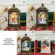 thumbnail image 5 of Bewildely Candelabro de Navidad Lámpara de Ornamento Navidad Colgante Viento Luz Vintage LED Linterna, Animal blanco Kits de decoración para fiestas Muñeco de nieve de bronce Bewildely HA000742-02, 5 of 6