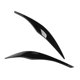 thumbnail image 2 of 2PCs Front Headlight Eyebrow Cover Car Exterior Trim Replacement for 3 Series E90 E91 Sedan Touring 2005?2012 Glossy Black, 2 of 5
