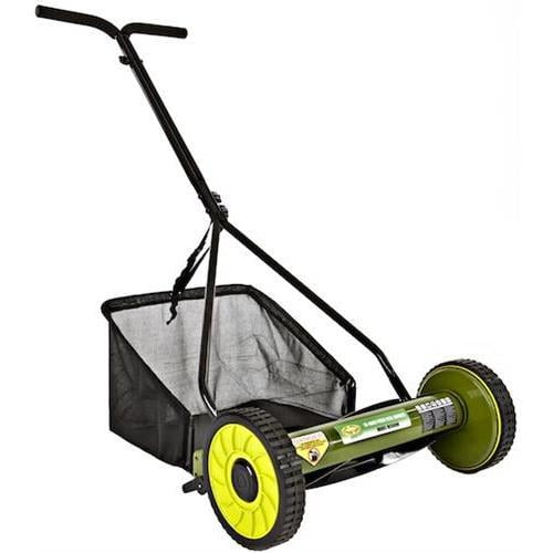 Snow Joe MJ500M Mow Joe 16IN Manual Reel Mower with Catcher, Walkbehind Lawnmower Walmart