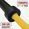 thumbnail image 4 of Olympic Barbell 7FT 45 LB for Weightlifting Power Lifting Weight Barbell 500LB Capacity for Home Fitness, 4 of 6