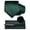 Dark Green, variant on Plaid Checkered Tie Set for Men, 4PCS Necktie Gift Set with Pocket Square, Tie Clip & Lapel Pin