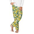 thumbnail image 2 of Wukai Lemon1 Print Teenagers' Pajama Pant Sleep Pajama Lounge Pant PJ Bottoms with Pockets and Button Fly(Available in Big & Tall)-Medium, 2 of 6