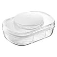 thumbnail image 2 of 2-in-1 Multifunctional Medication Box & Pill Cutter | Portable Sealed Pill Organizer with 3 Compartments | V-Shape Design for Accurate Pill Splitting | Large Capacity Weekly Organizer, 2 of 3