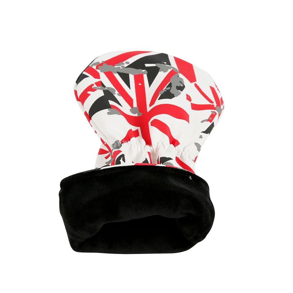 Golf Driver Head Cover 4 Piece Set | Fits #1 Driver, #3 Wood, #5 Wood, #U Utility Club | Protective Headcovers British Flag Union Jack Red