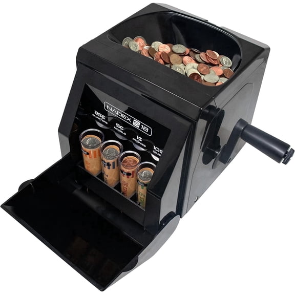 Nadex S18 Manual Coin Sorter and Coin Wrapper for U.S. Coins