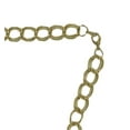 thumbnail image 5 of Thick Gold Tone Double Curb Chain Necklace Classic Womens Adult Female, 5 of 11