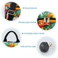 thumbnail image 7 of FORMRS Women's Travel Backpack Purse Anti-Theft Hidden Pockets Casual Shoulder Bag, Pink Floral Tomatoes, 7 of 7