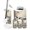 Color 2, variant on Bathroom Accessory Set 6 Piece Abstract Nature Fall Country French Autumn Landscape Trash can, Toothbrush Holder, Toothbrush Cup, Soap Dispenser, Soap Dish, Toilet Brush Holder