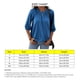 thumbnail image 5 of Blusa de mujer con cuello redondo, Color puro, manga tres cuartos, camiseta holgada para mujer para primavera, verano y otoño, 5 of 6