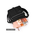 thumbnail image 5 of PULLIMORE Women Casual Nylon Purse Handbag Crossbody Bag Waterproof Shoulder Bag (Black), 5 of 9