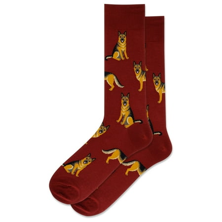 

Hot Sox mens Crew Socks Red 6 12 US