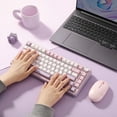 thumbnail image 3 of YUNZII B75 PRO Wireless Mechanical Keyboard,75% Layout with Knob,Hot Swap Gasket Custom Structure,Creamy Pre-lubed Switches,RGB Backlit,Bluetooth/Type, 3 of 9