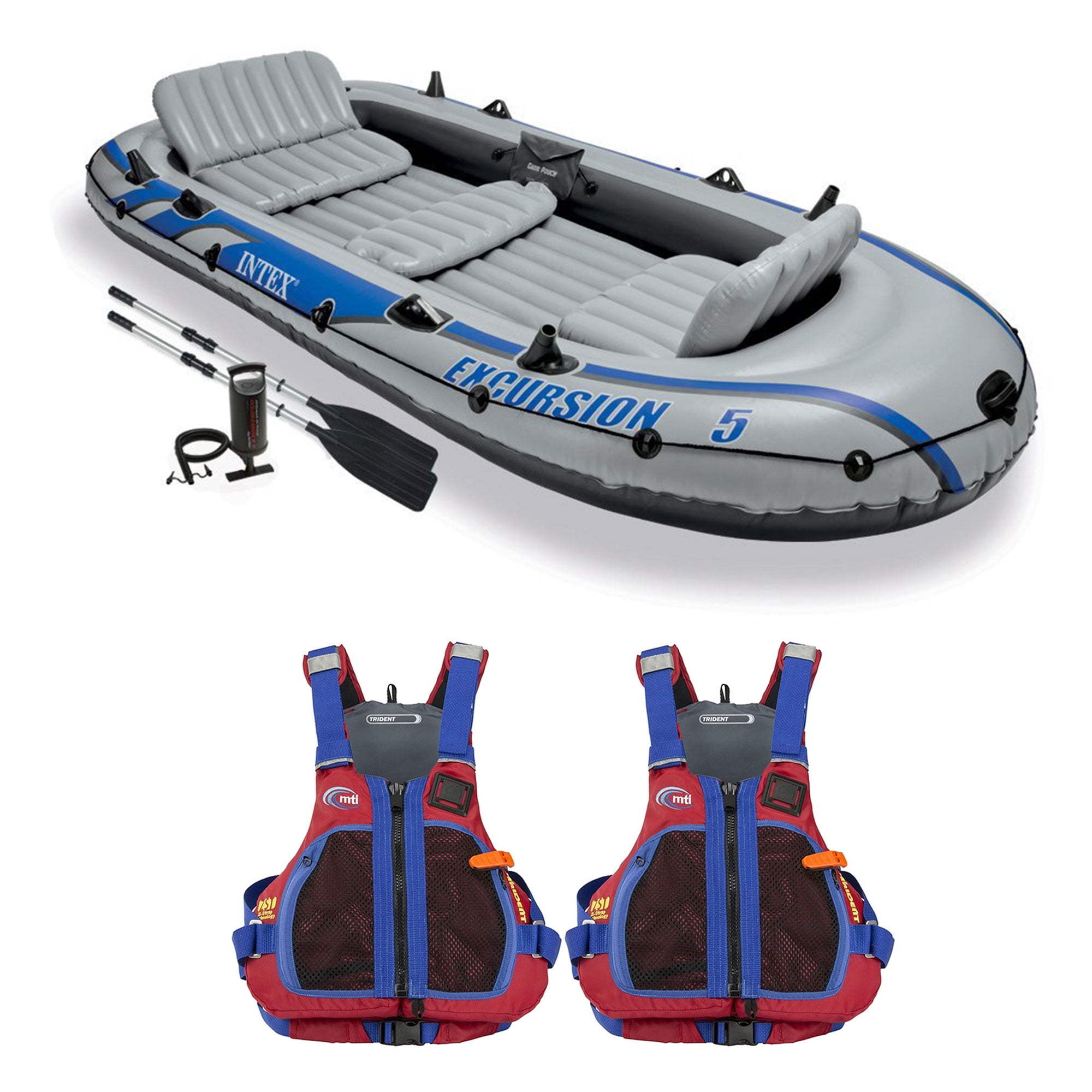 intex excursion 5 person inflatable