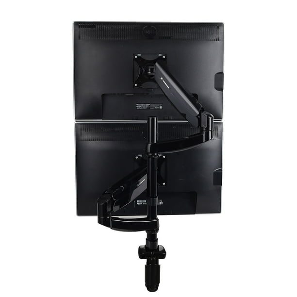 FLEXIMOUNTS Vertical Dual Monitor Mount LCD arm,Full Motion Stacking
