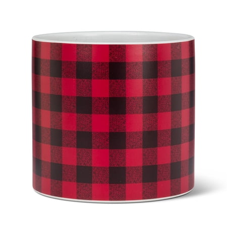 Set of 4 Large Buffalo Check Planter