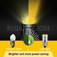 thumbnail image 4 of Ruiandsion E10 Miniature LED Bulb,1.8W Warm White 4300K, Wide Voltage 6-30V DC for Camping Lanterns,5-Pack, 4 of 10
