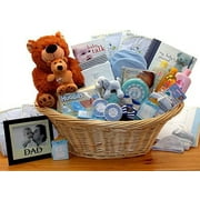 Welcome Baby! Newborn Baby Boy Gift Basket -Blue Deluxe