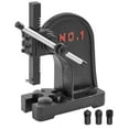 thumbnail image 1 of VEVOR Arbor Press, 1 Ton Manual Arbor Press, 5.9" Maximum Height, Cast Iron Heavy-duty Manual Desktop Arbor Press, Precision Hand Press for Stamping, Bending, Stretching, Forming, 1 of 9